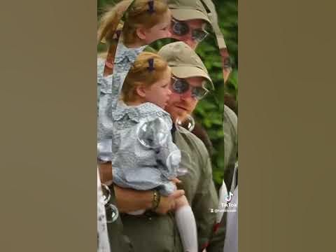 Princess Lilibet Diana With Dad Harry Parade Montecito July 4,2023 👑💞
