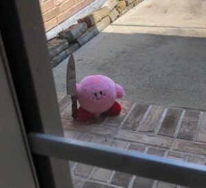 PsBattle: Kirby Plush with a Knife | Kirby With A Knife HD Wallpaper