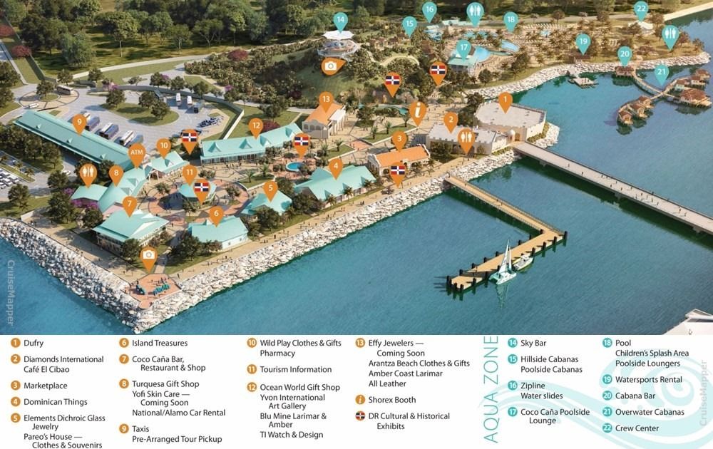 Puerto Plata-Amber Cove (Dominicana) cruise port schedule | CruiseMapper