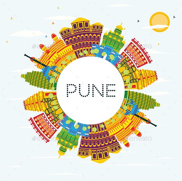 Pune India Skyline Images