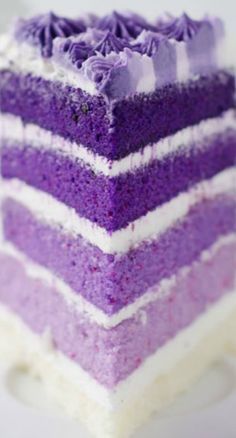 Purple Ombre Layer Cake - The Cake Merchant