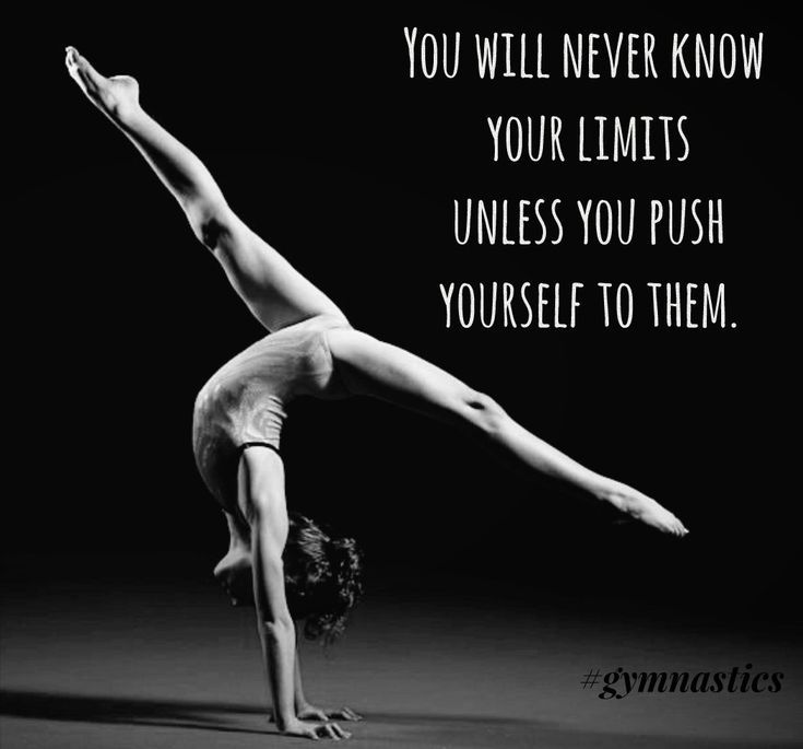 Push yourself, find your limit! Gymnastics | Gymnastics quotes, Inspirational gy