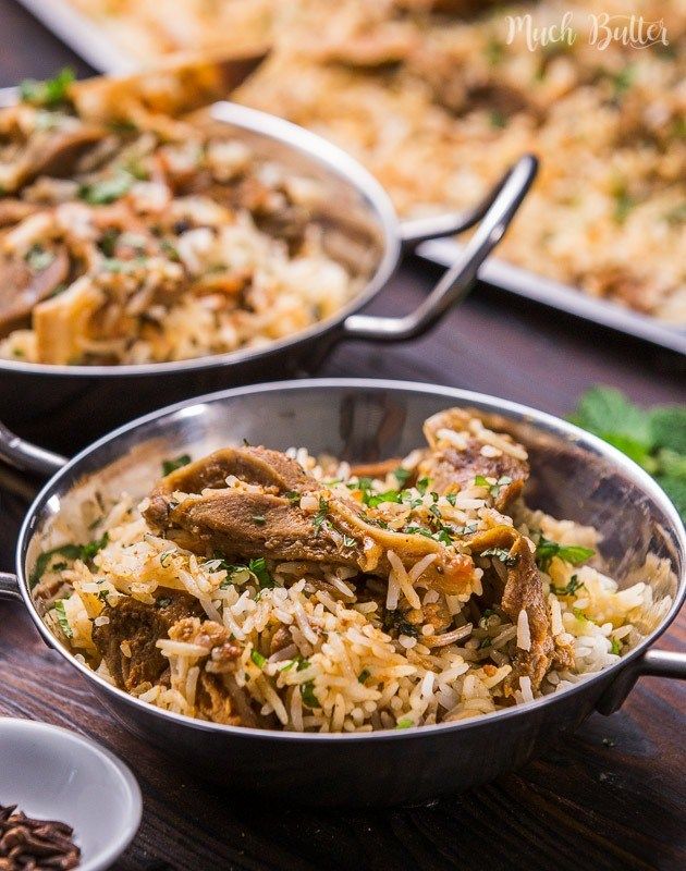 Quick Pressure Cooked Mutton Biryani Much Butter Images