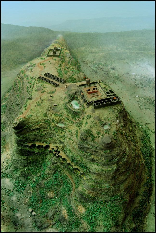 Raigad Fort Miniature Model