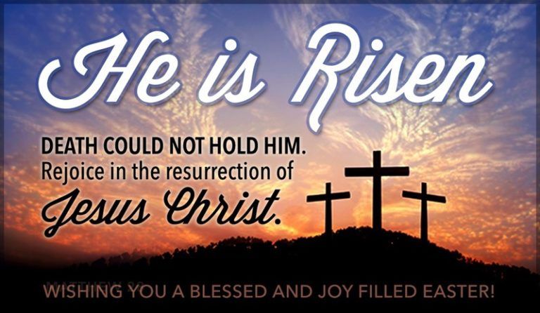 Resurrection Sunday! He Is Risen! 4/1