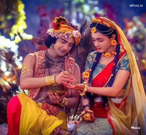 Radha Krishna Together Loving Couple Pic Star Bharat Hd