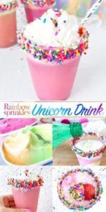 Rainbow Sprinkles Unicorn Drink HD Wallpaper