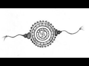 Rakhi Pencil Drawing || Easy Rakhi Pencil Drawing || How To Draw Rakhi Step by S Images