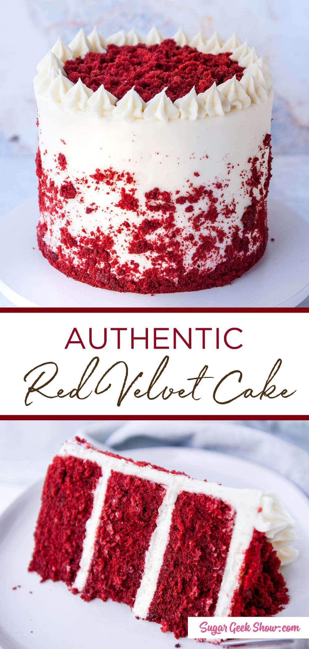 Real red velvet cake is not chocolate cake with food coloring