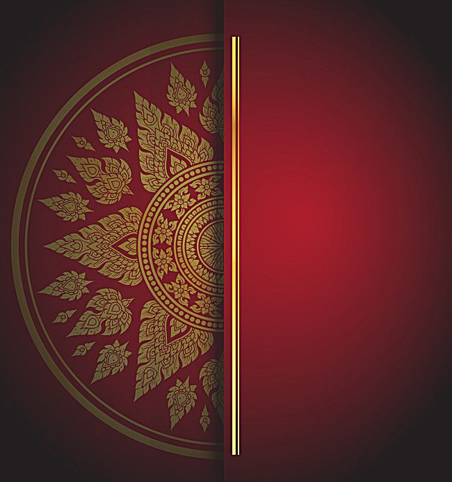Red Chinese Wind Pattern Invitation Background Material, Red, Chinese, Style Bac