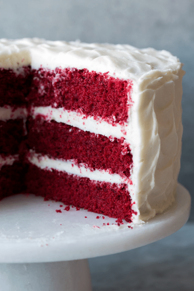 Red Velvet Cake With Cream Cheese Frosting Cooking Classy