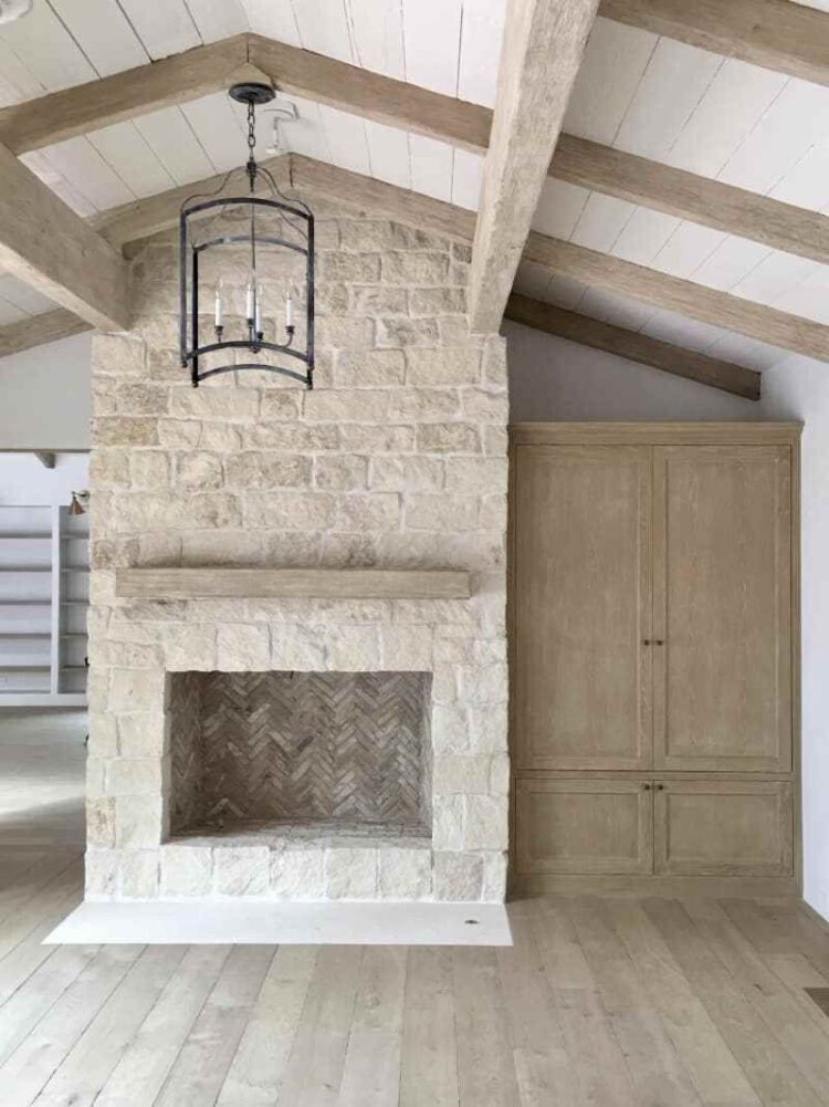 Renovating Our Fireplace With Stone Veneers
