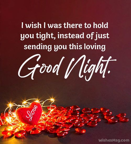 100+ Romantic Good Night Love Messages - WishesMsg