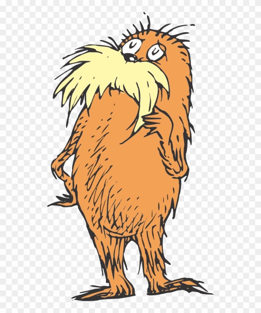 Rondaderk - Com - - Dr Seuss Characters The Lorax Clipart - Full Size Clipart (#