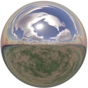 Round icon pfp cute mirror ball pearl texture sphere aesthetic Y2K profile pictu HD Wallpaper