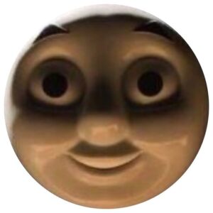 Round icon pfp cute scary funny thomas the train big face aesthetic Y2K profile  Images