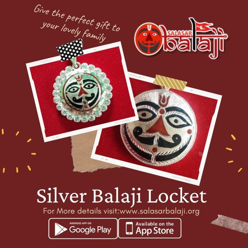 Salasar Balaji'S #Silver  #Balajil #Locket