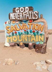 Salvation Mountain, Road Trip HD Wallpaper