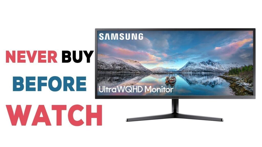 Samsung S34J55W Freesync Monitor Review | 3440×1440P  Ultrawide Display For Gami