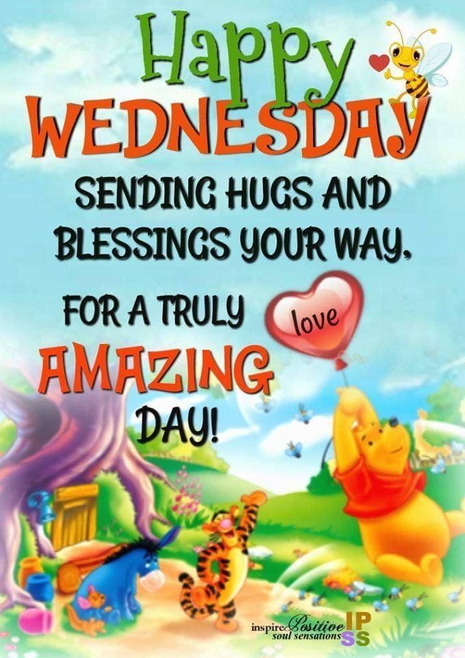 Sending Hugs Your Way For An Amazing Day Happy Wednesday