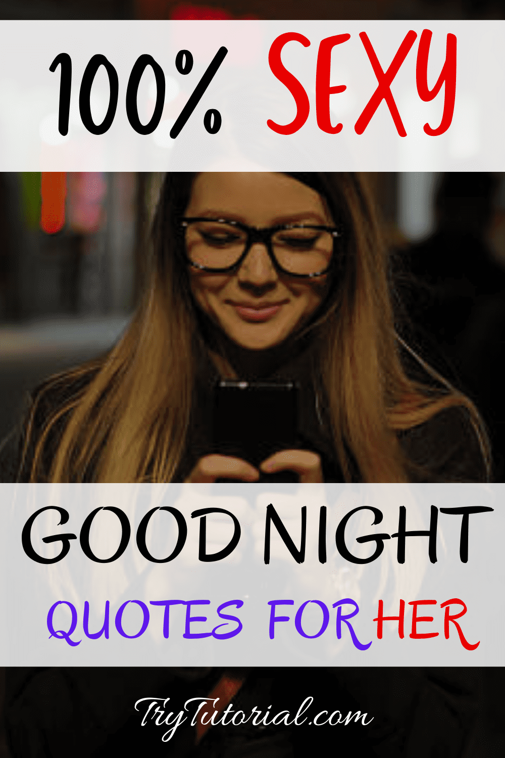 100% Sexy Good Night Quotes For Her