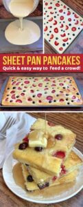 Sheet Pan Pancakes (Quick , Easy Breakfast Idea For A Crowd,) Images