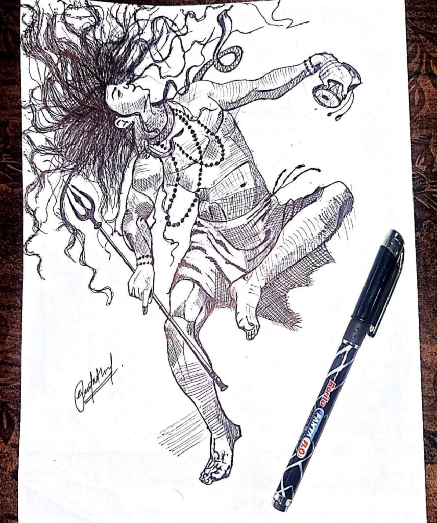 Shiv Tandav Sketch