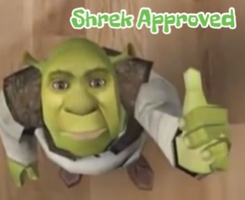 "Shrek Approved" Shrek Sticker