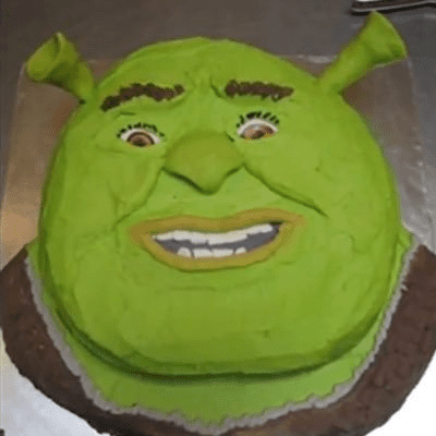 Shrek Ugly Cake