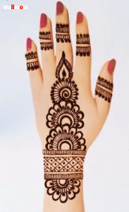 Simple Mehndi Designs 8 1