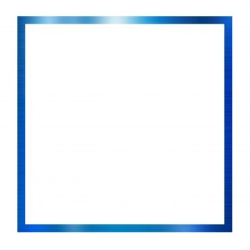 Simple Square Frame PNG Images,  Frame Clipart, Creative Borders, Blue Border PN
