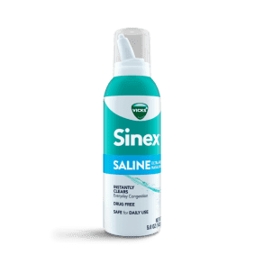 Sinex Saline Ultra Fine Nasal Mist For Congestion Vicks