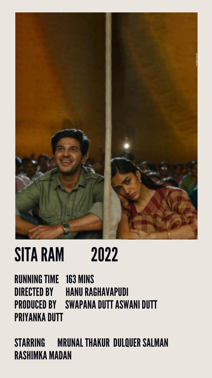 Sita Ram Polaroid poster HD Wallpaper