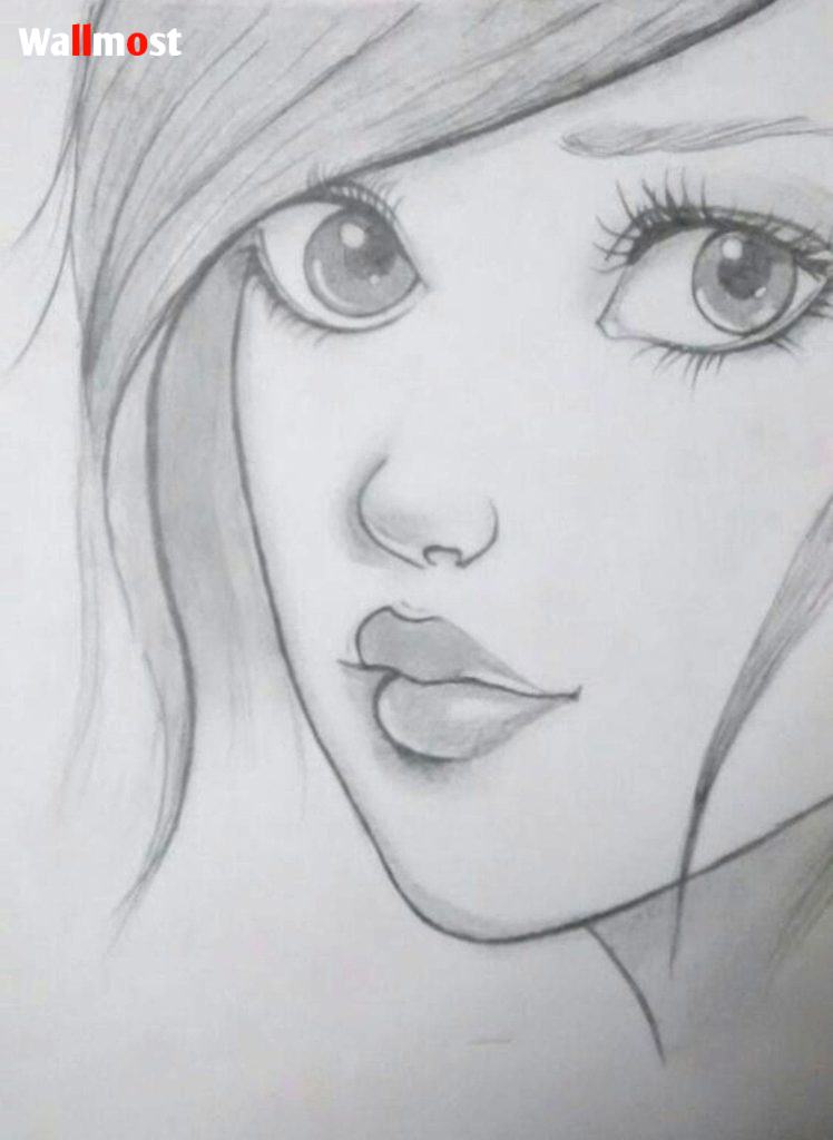 Sketches Of Girl Face 1