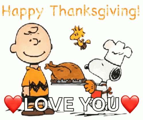 Snoopy Thanksgiving GIF - Snoopy Thanksgiving Chicken - Discover & Share GIFs