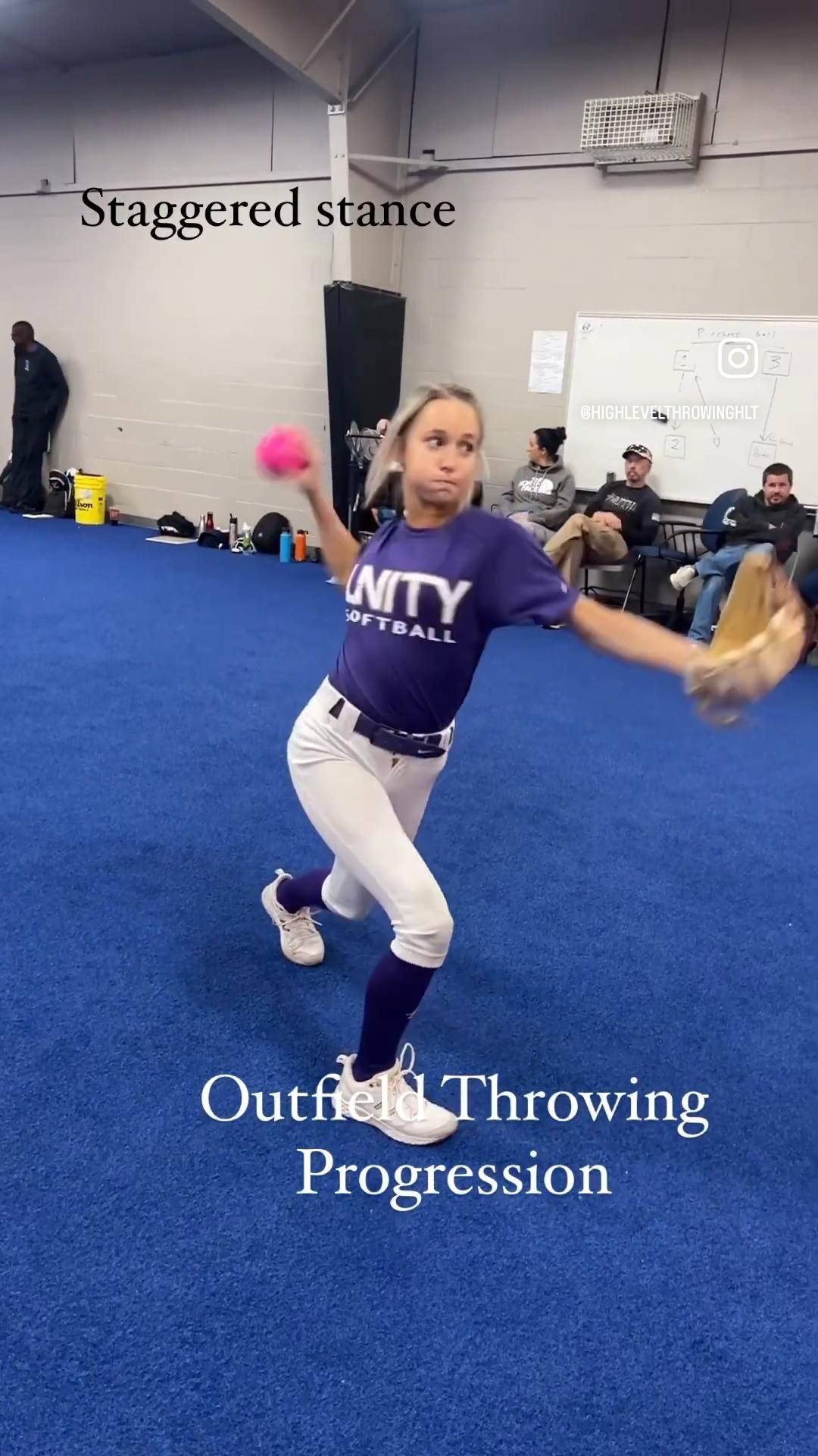 Softball Outfielder Throwing Progression|High Level Throwing®️