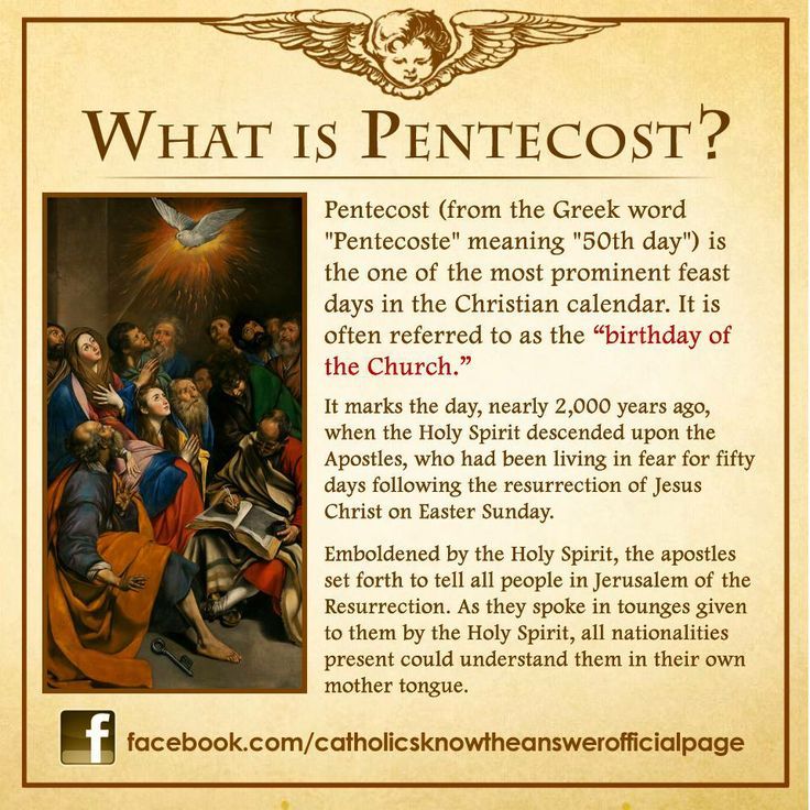 Solemnity Of Pentecost – 4 June 2017