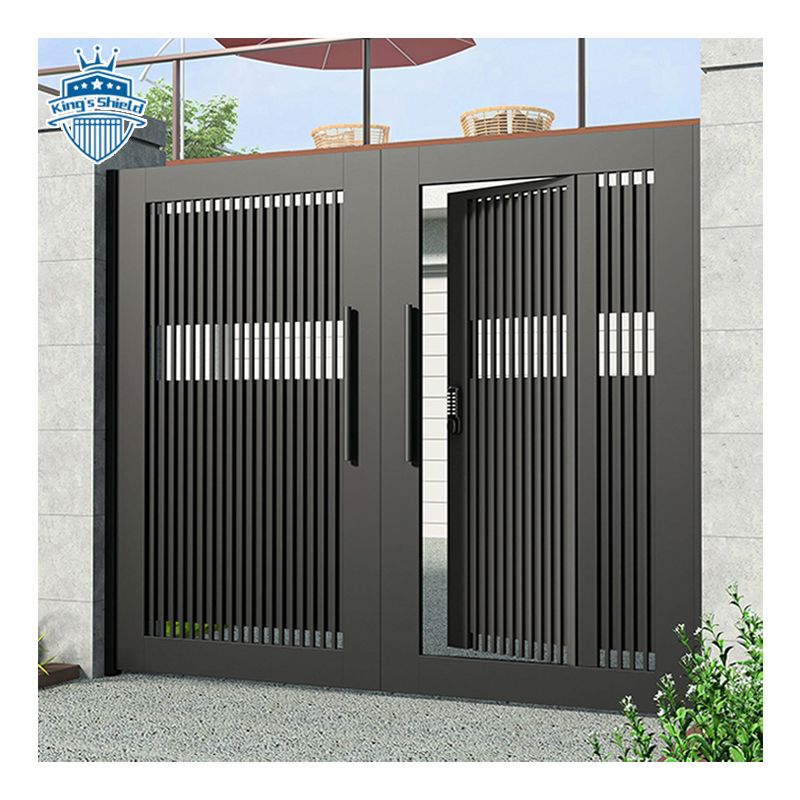 Source Latest Outdoor Main Gate Designs Modern Private Metal Aluminum