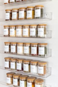Spice Rack Organization HD Wallpaper