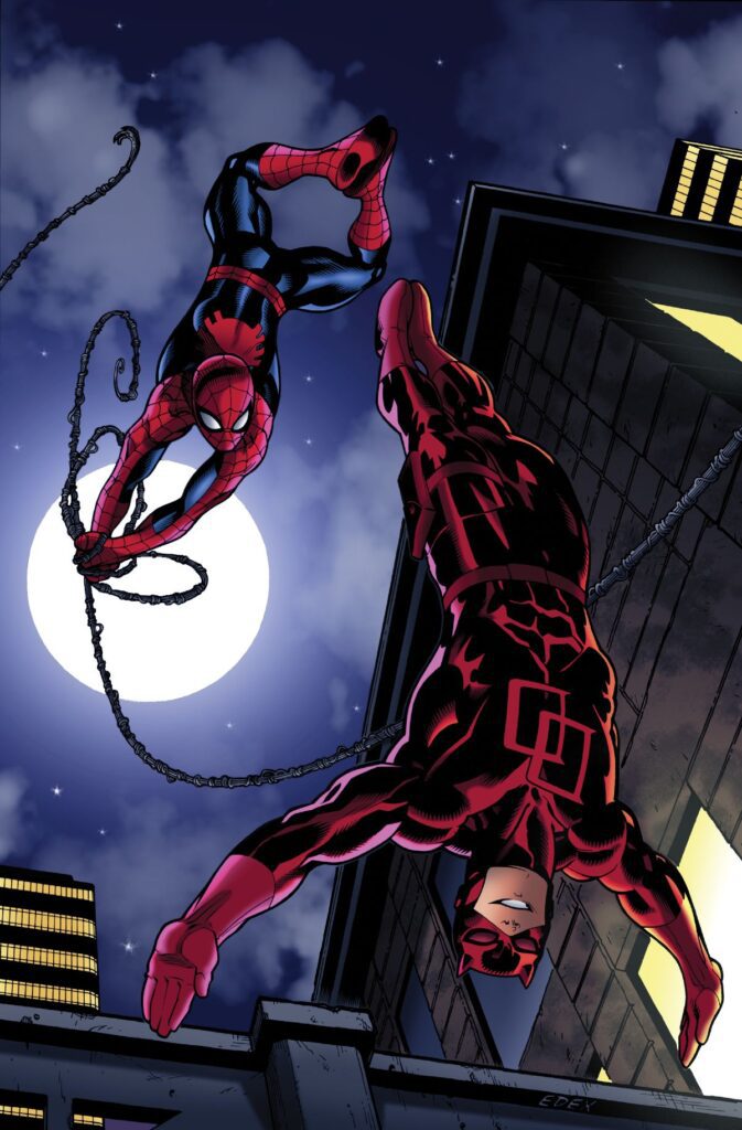 Spider-Man And Daredevil Colors Sample By Adrieldallavecchia On Deviantart
