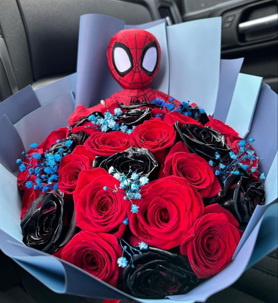 Spiderman Flowers Images