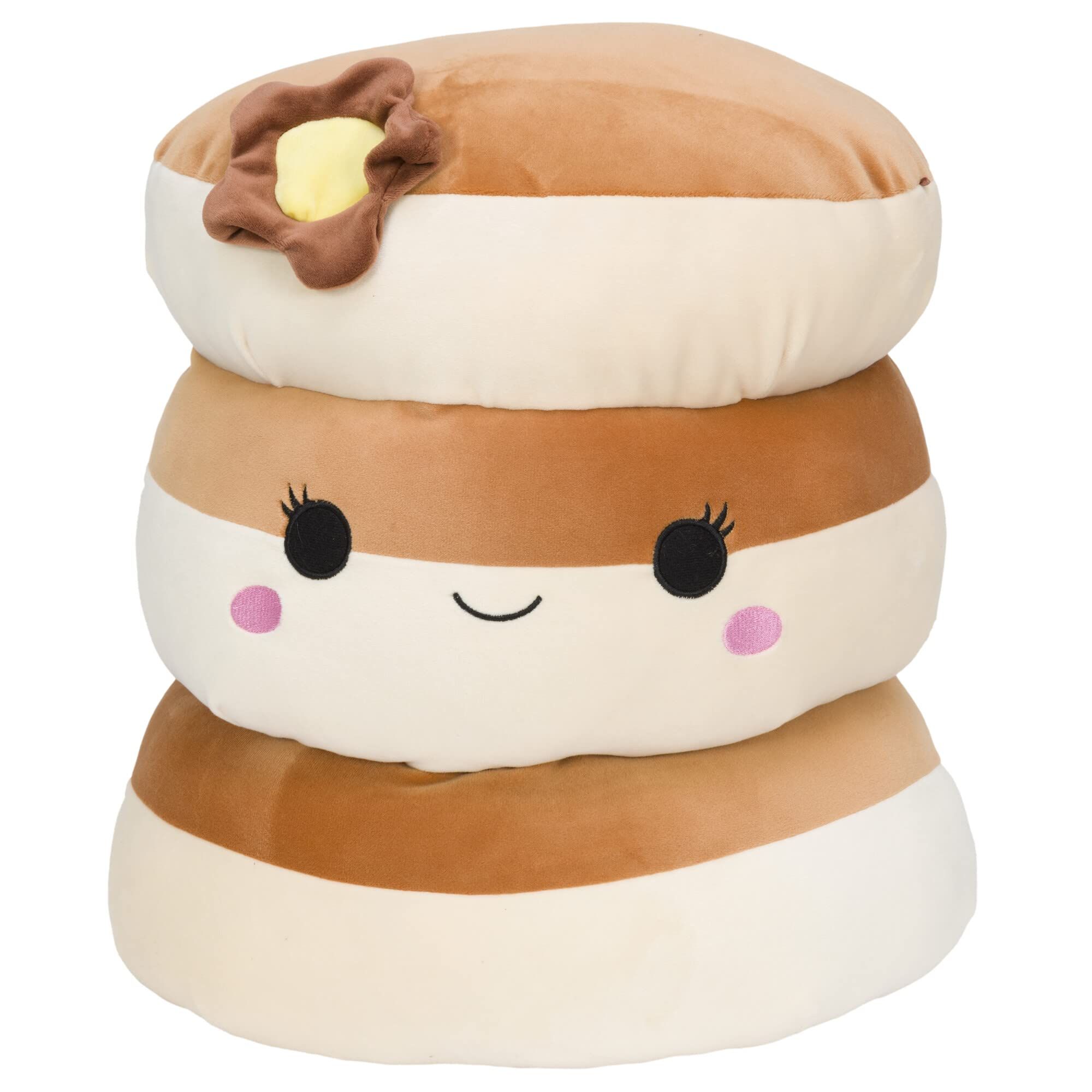 Squishmallows 12-Inch Pancake Plush - Add Rayen to Your Squad, Ultrasoft Stuffed