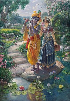 Sri Radha Krishna by Satchitananda das Saccidananda das