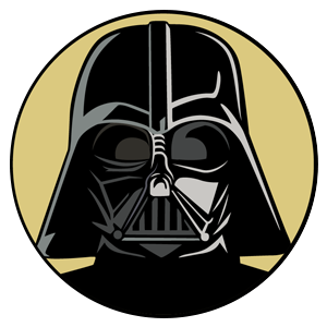 Star Wars Darth Vader Round Sticker