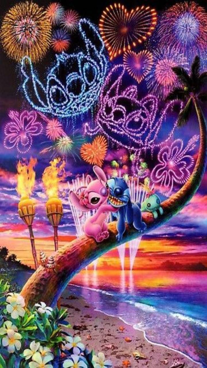 Stitch Angel Hawaii wallpaper by QueenAlphaWolfblood - Download on ZEDGE™ | 3d09
