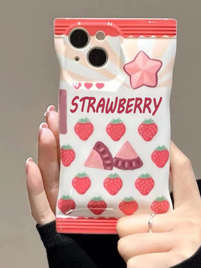 Strawberry Pattern Phone Case Images