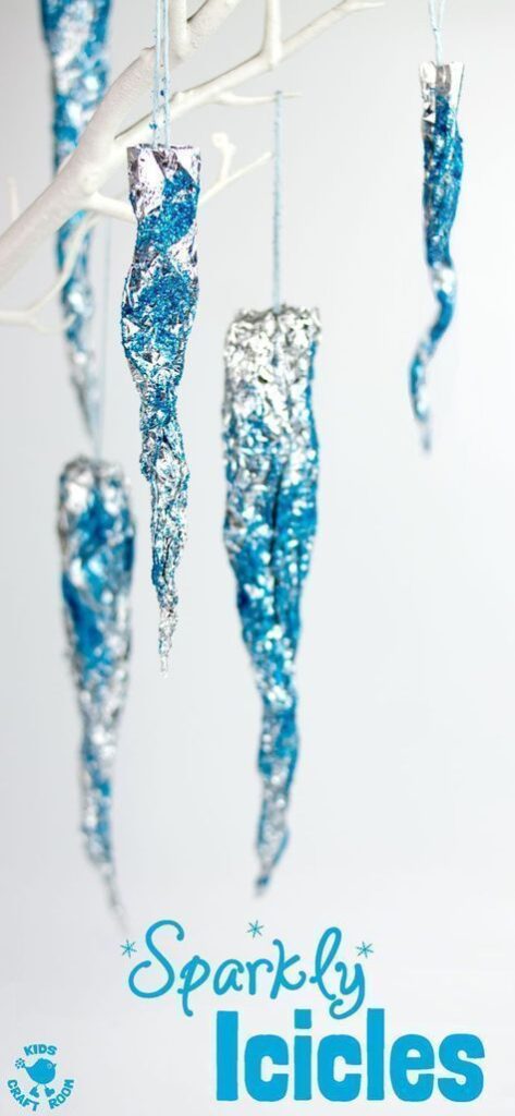 Stunning Sparkly Icicle Craft Images
