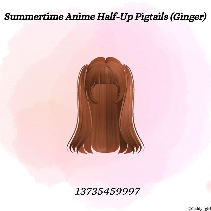Summertime Anime Halfup Pigtails Ginger Images
