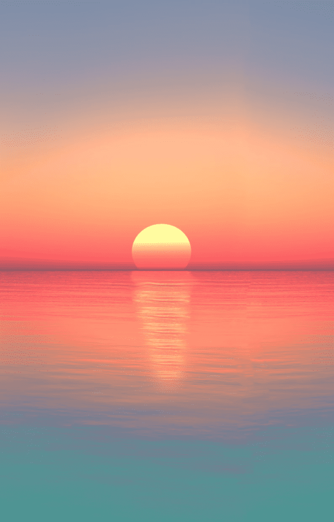 Sunset On The Mediterranean Sea