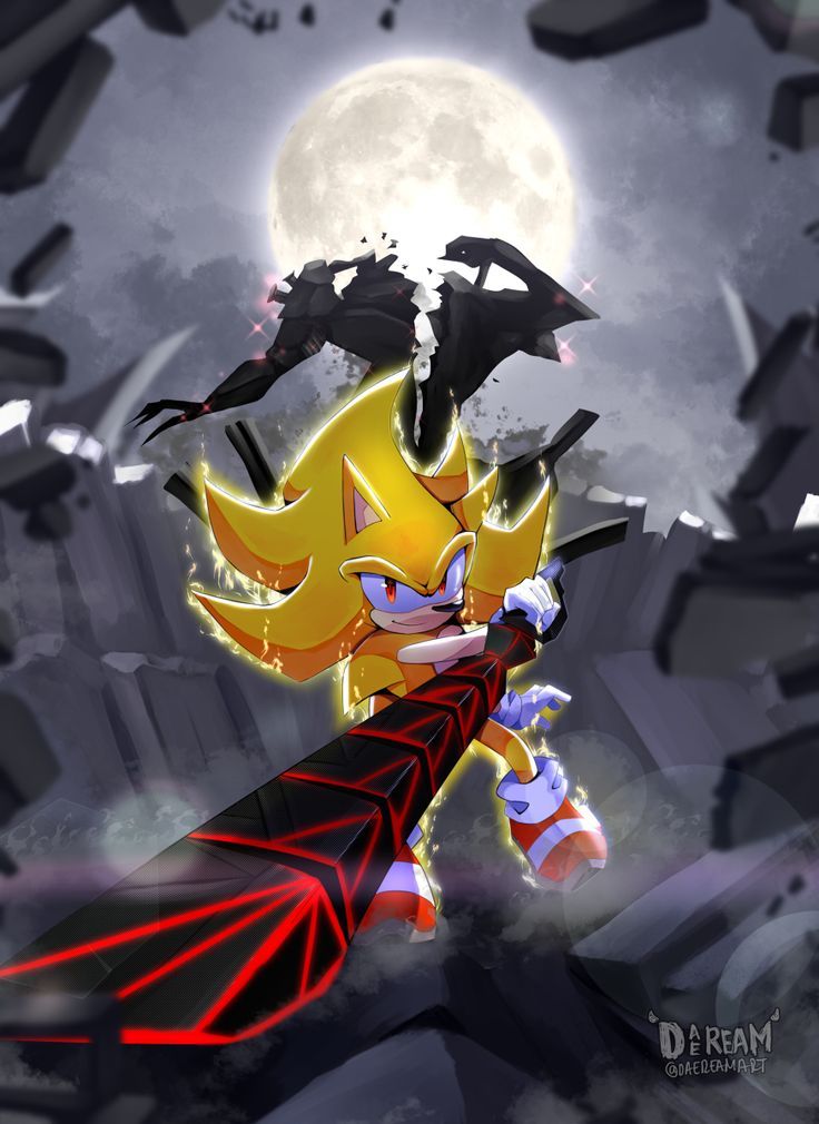 Super Sonic (Sonic Frontiers) by Daeream